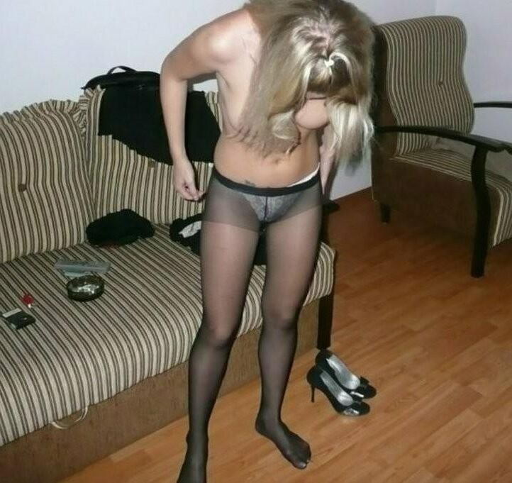 Nylons anziehen 