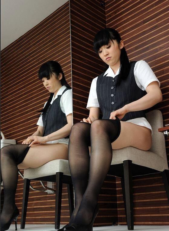 Nylons anziehen 