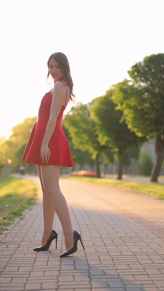 Anastazja Wearing Hold Up Stockings