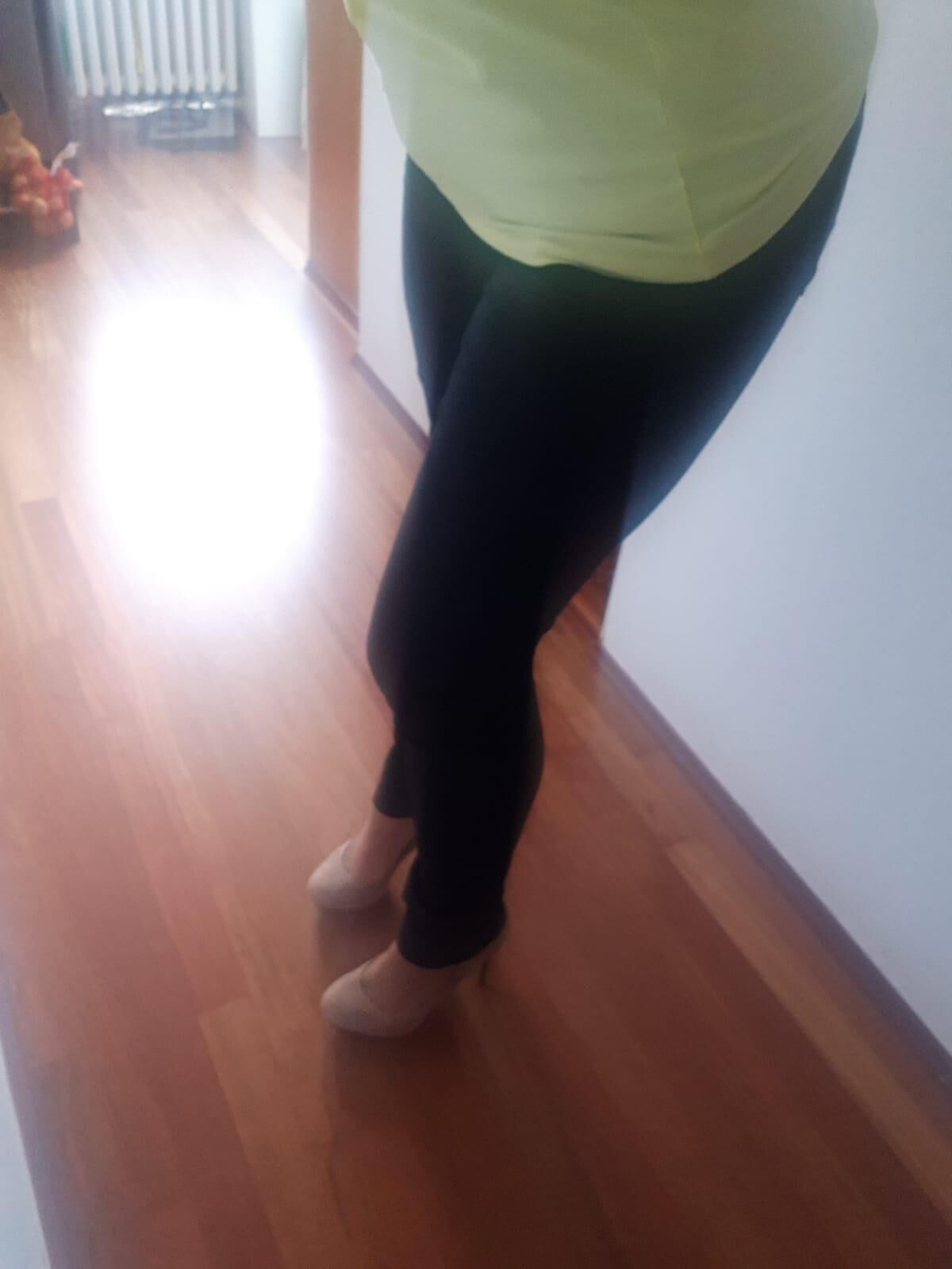 pantyhose, leggings, high heels