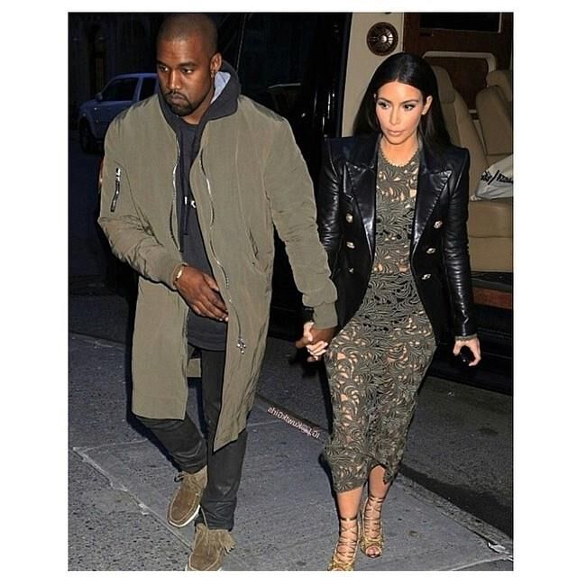 Kim Kardasian in Leather