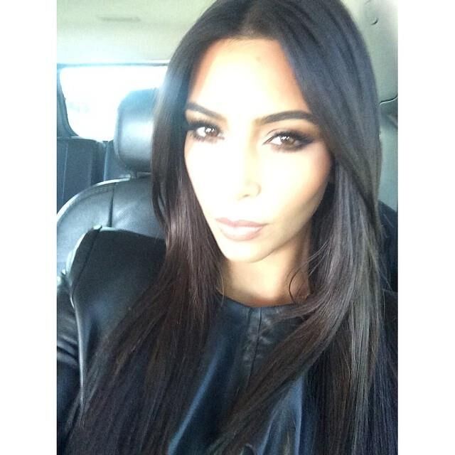 Kim Kardasian in Leather