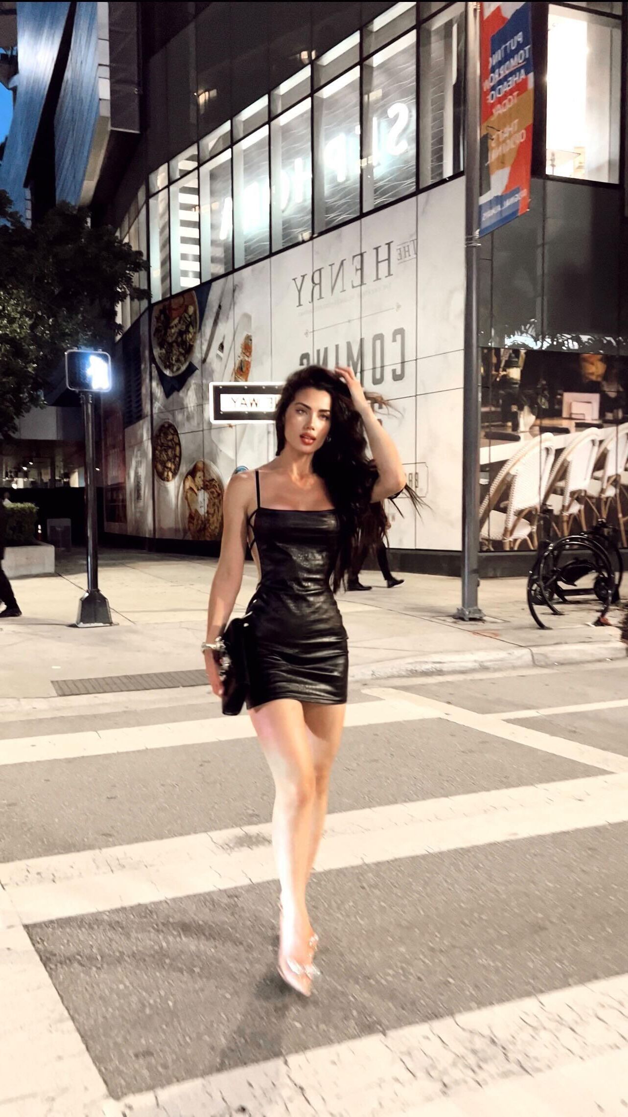 Georgina Mazzeo in Leather