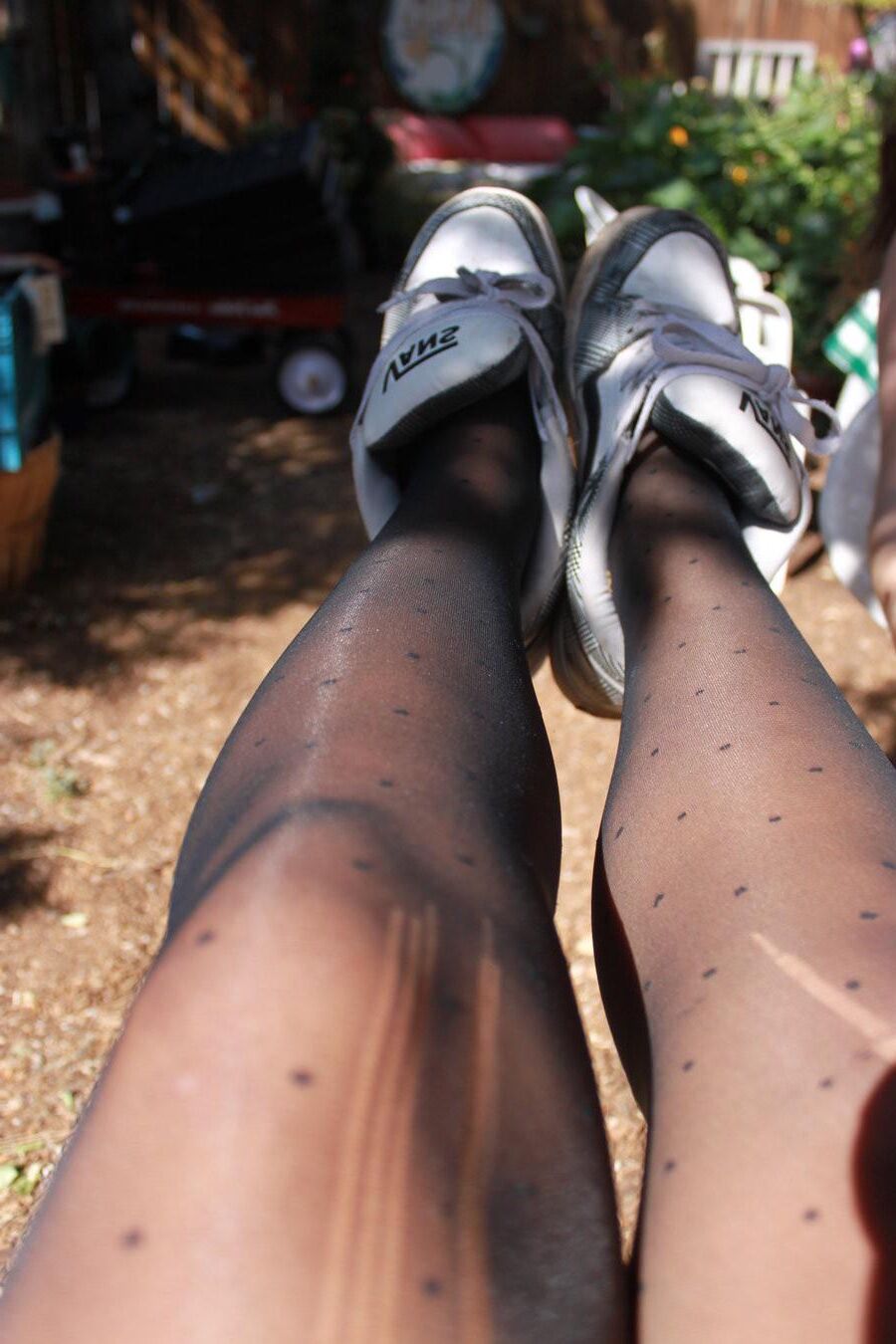 Sneaker and converse with nylon