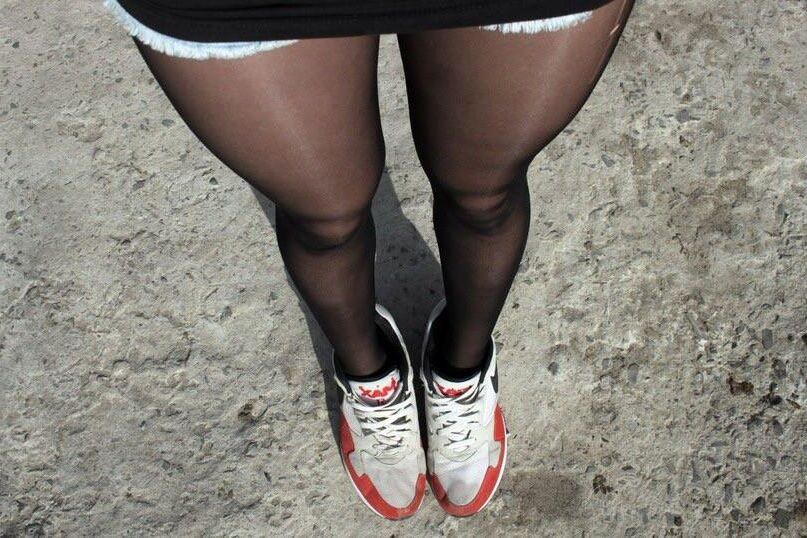 Sneaker and converse with nylon