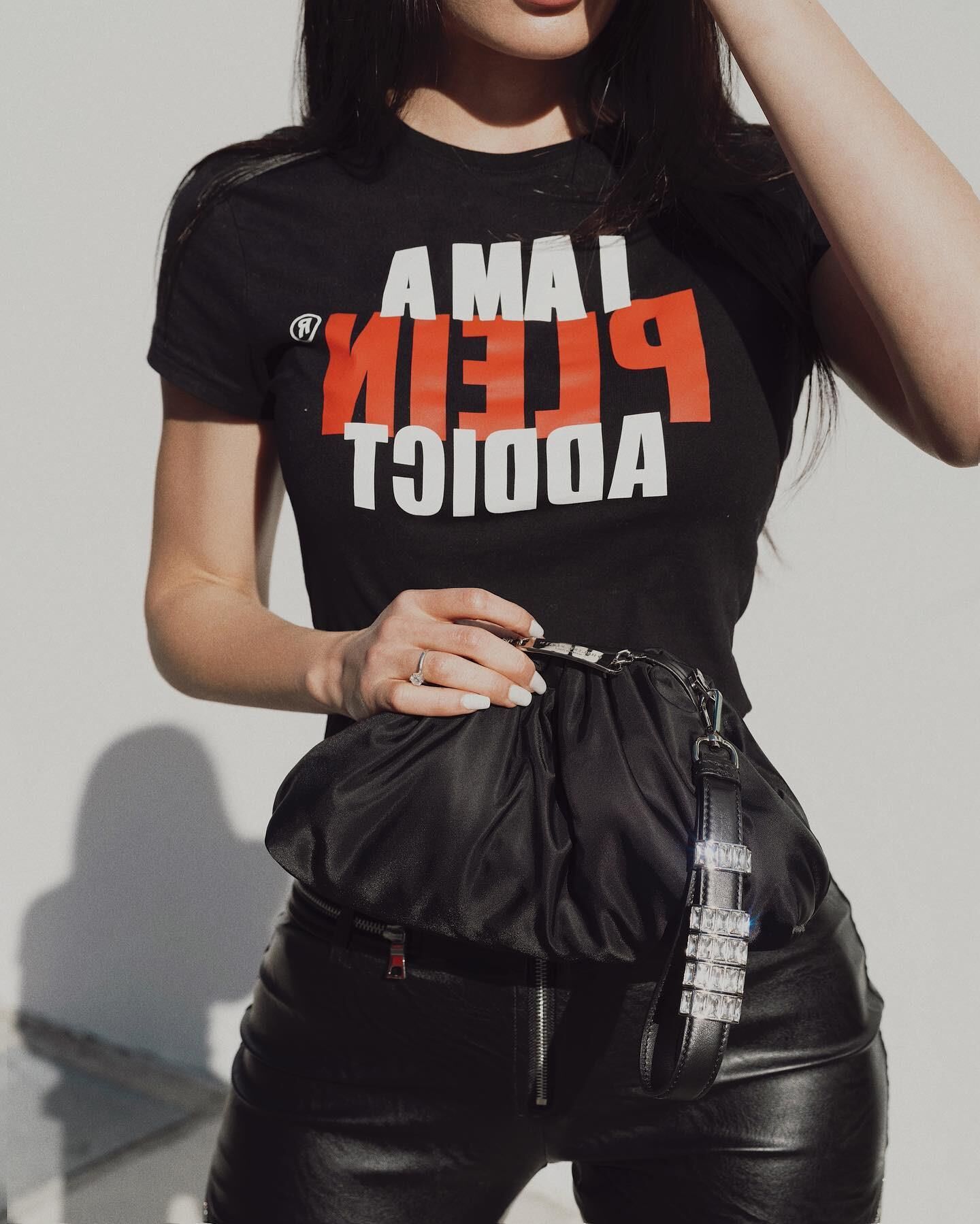 Georgina Mazzeo in Leather