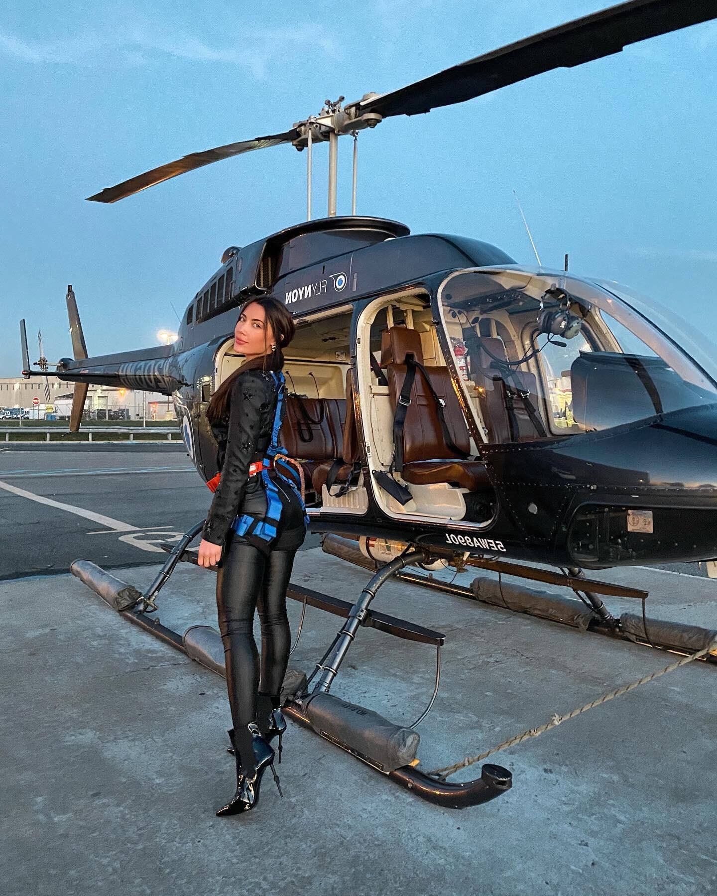 Georgina Mazzeo in Leather