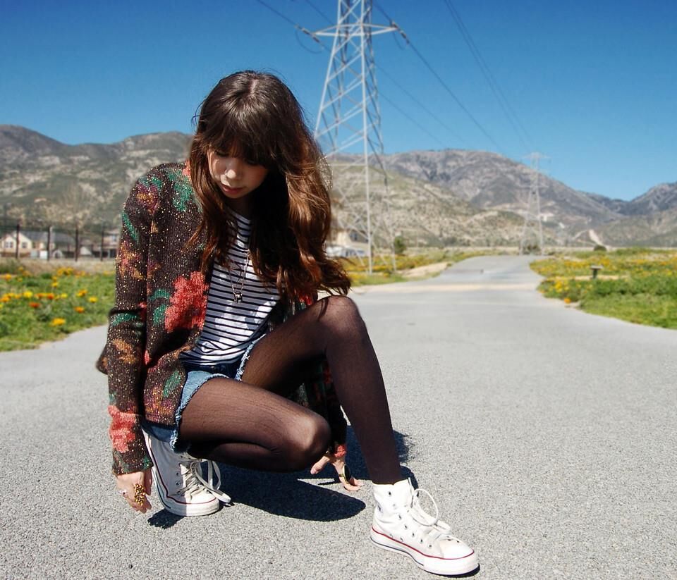 Sneaker and converse with nylon