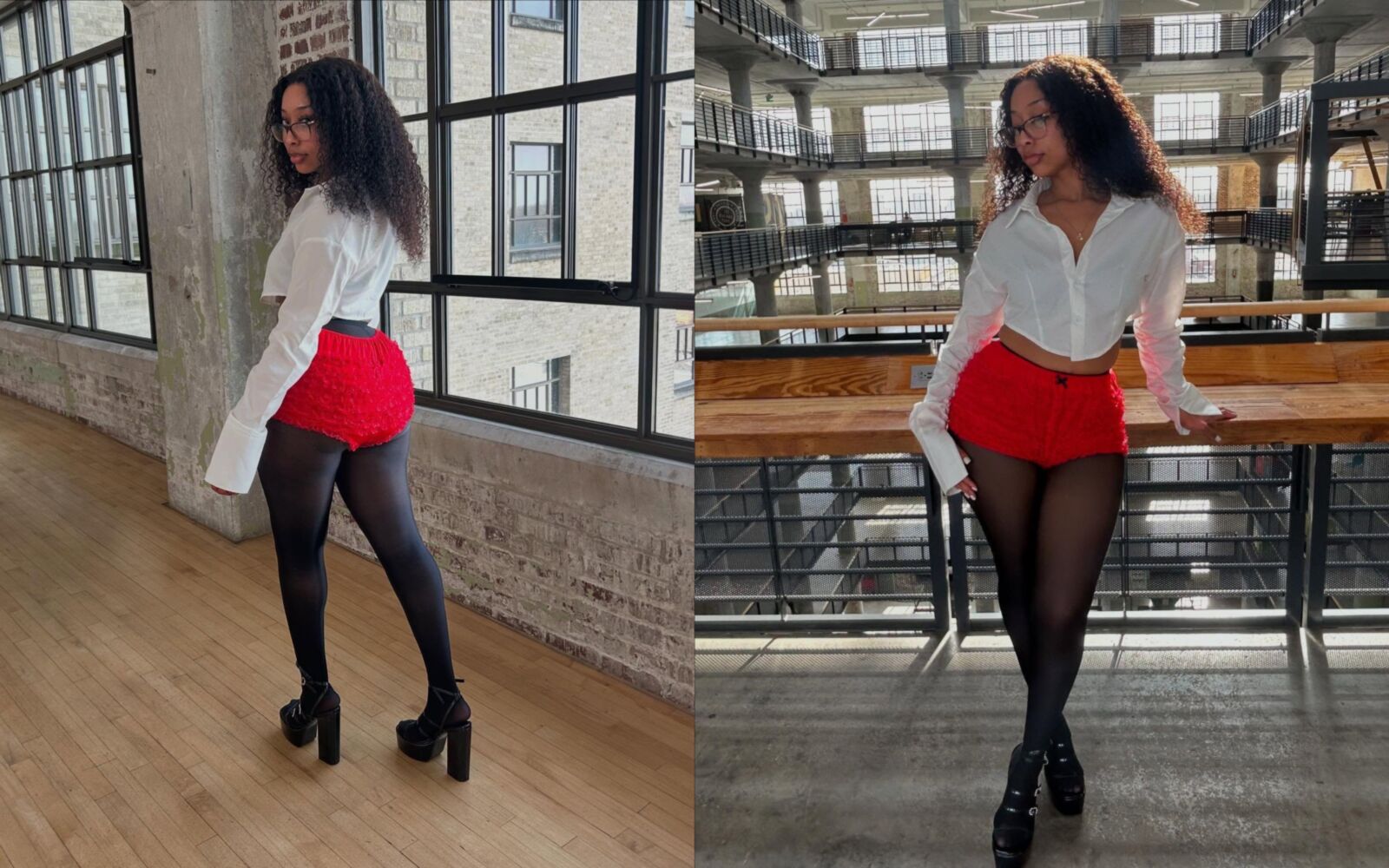 Ebony Pantyhose Beauties 