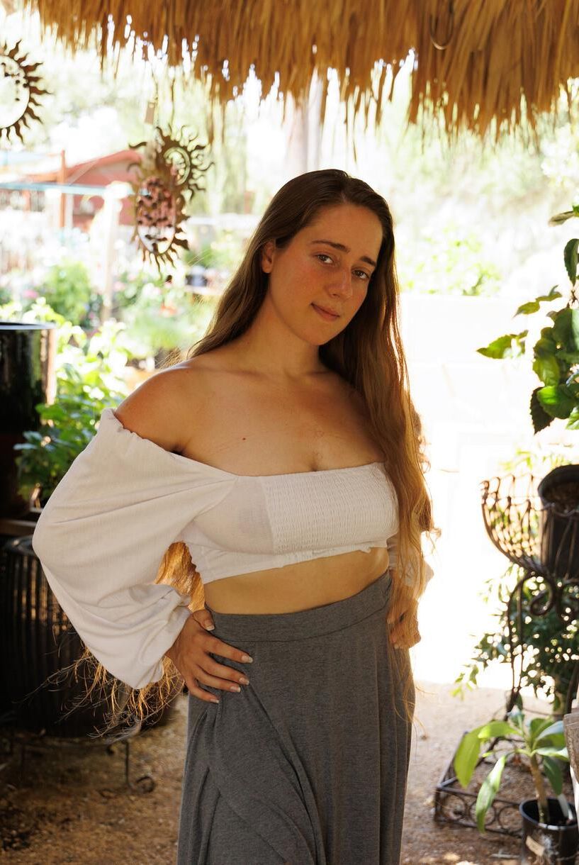 Showing breasts
