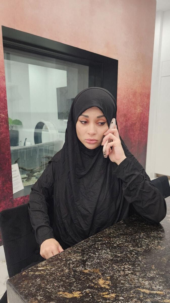 Talking on the phone