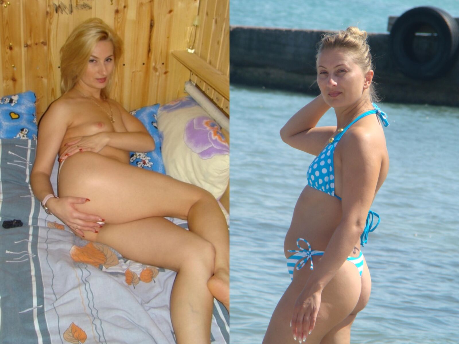 Dressed undressed milf mix