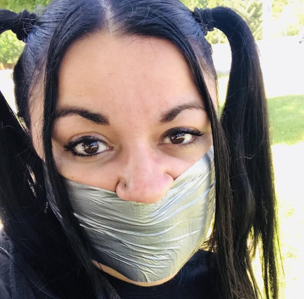 Gagged faces 