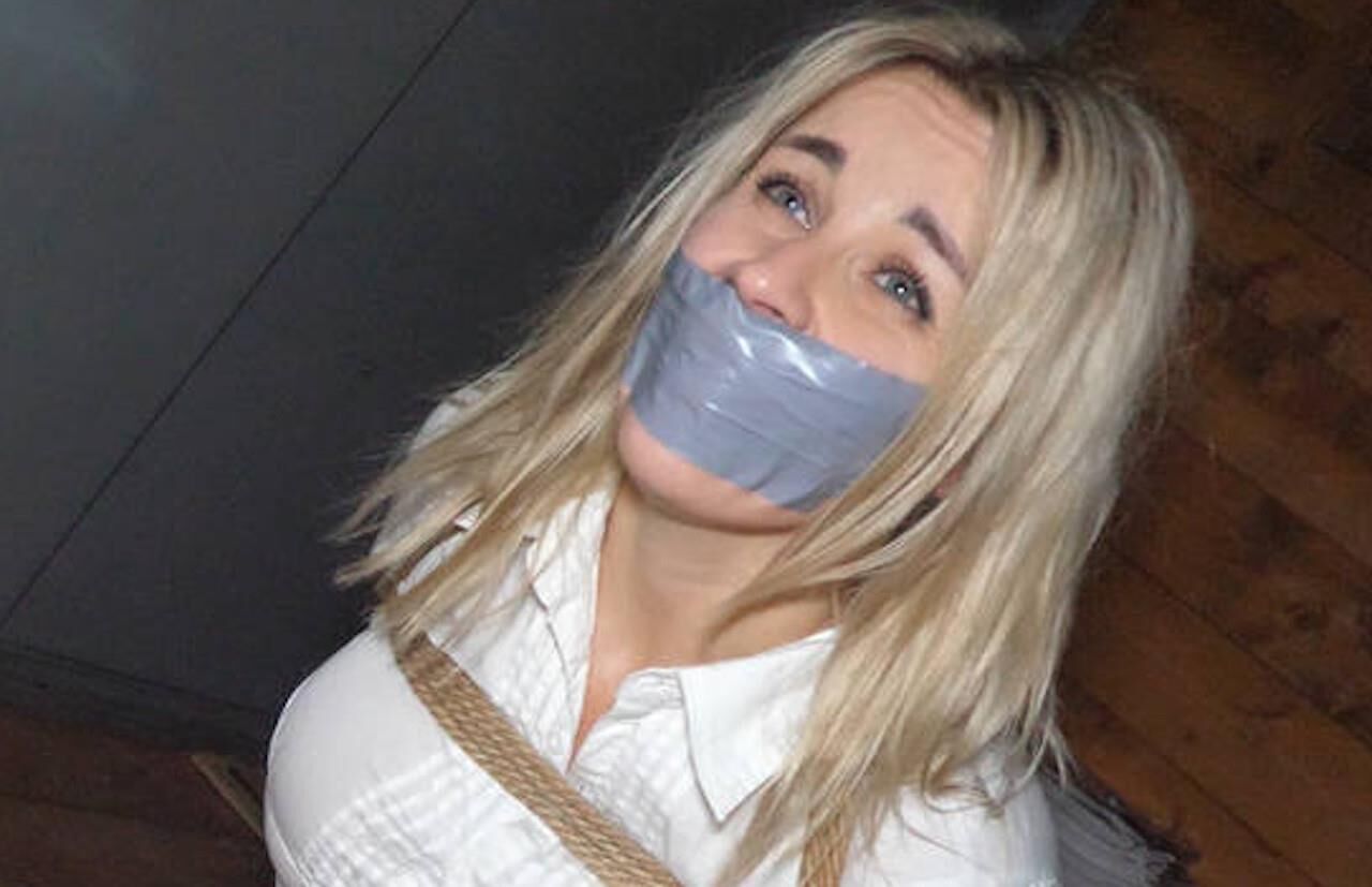 Gagged faces 