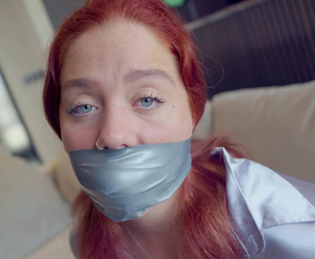 Gagged faces 