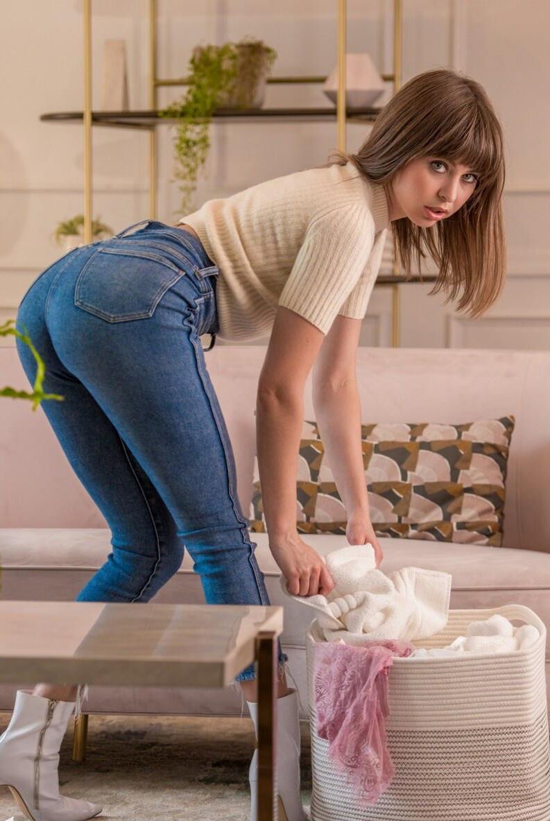 お尻ジーンズ