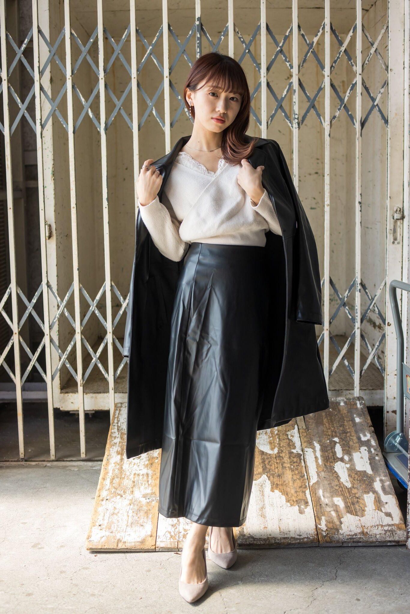 Asian, Lack, Nylons 