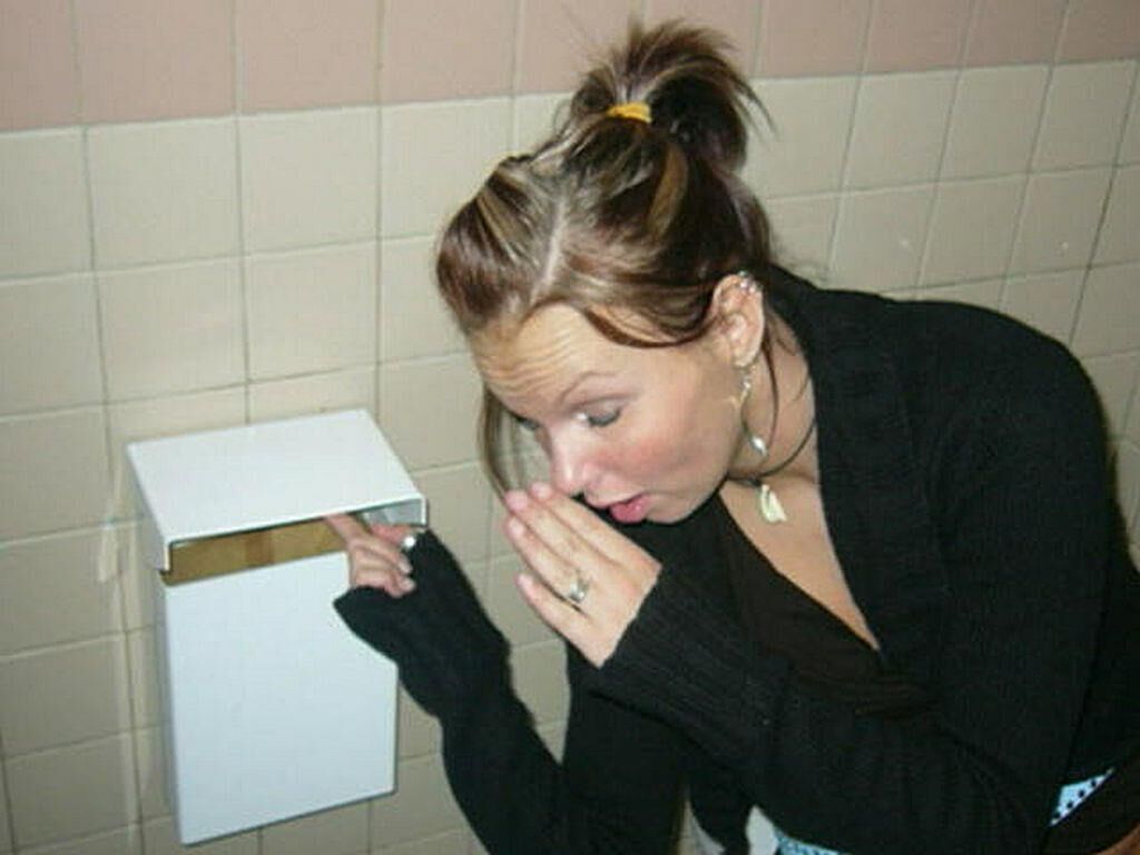Lovely Ladies Having a Piss in the Toilet