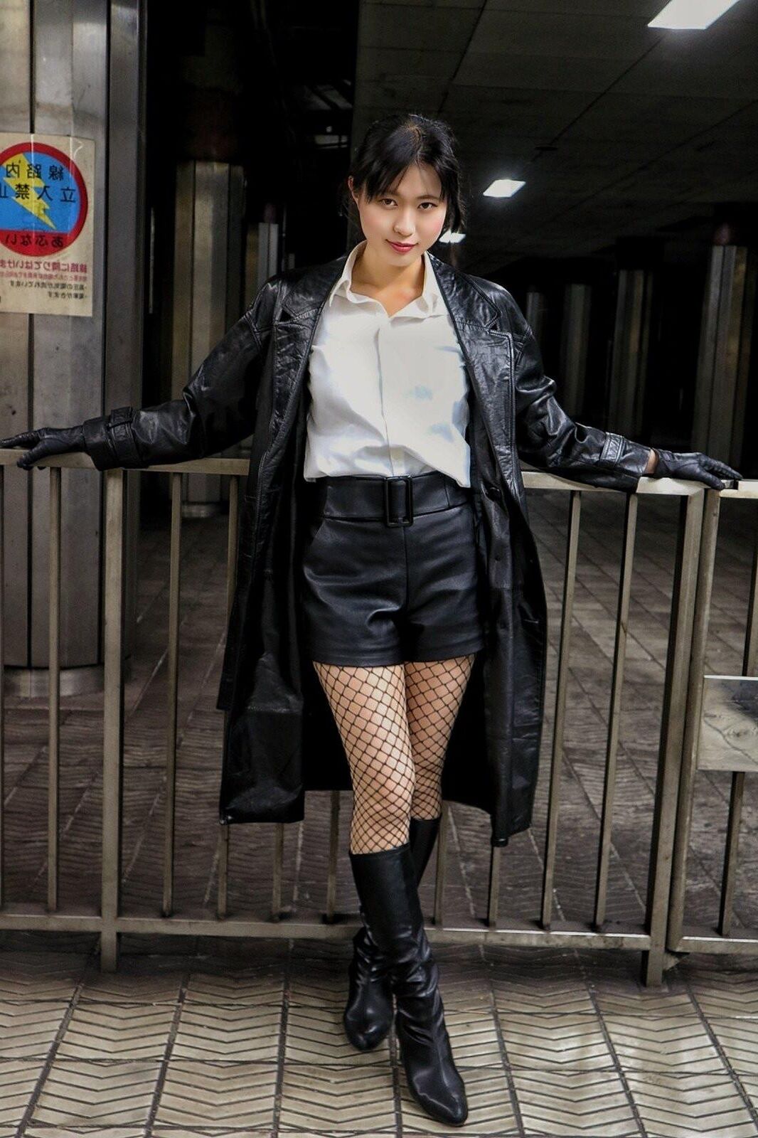 Asian, Lack, Nylons 
