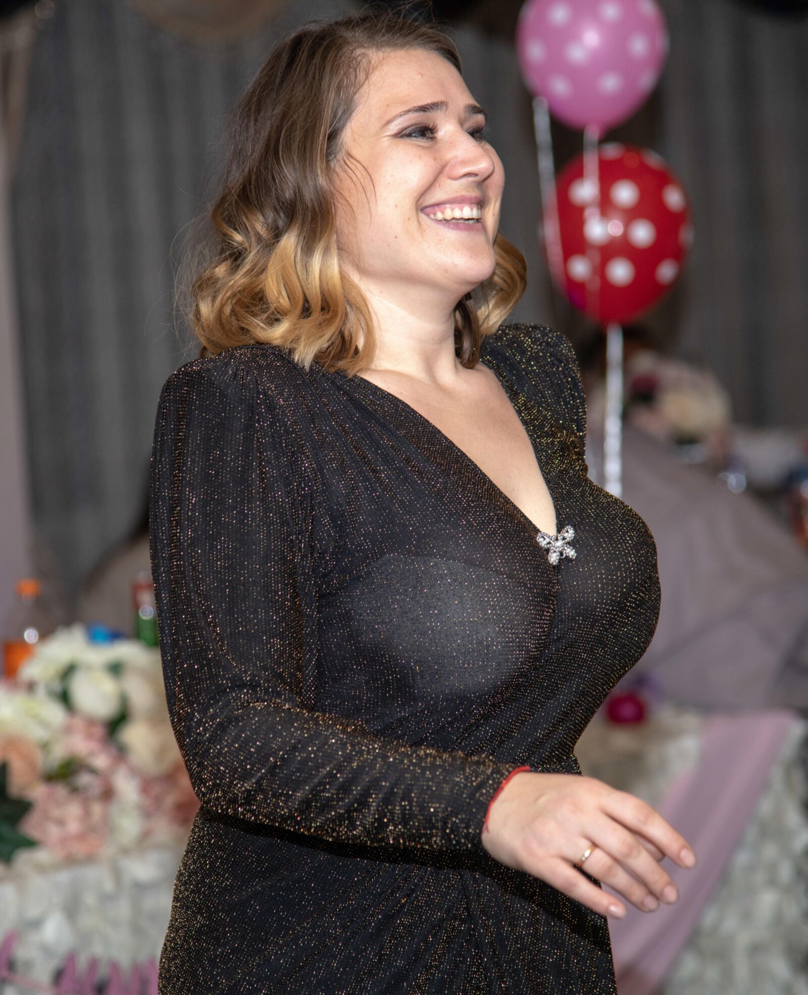 Busty Wedding. Brides, Bridesmaids, Guests with Big Tits