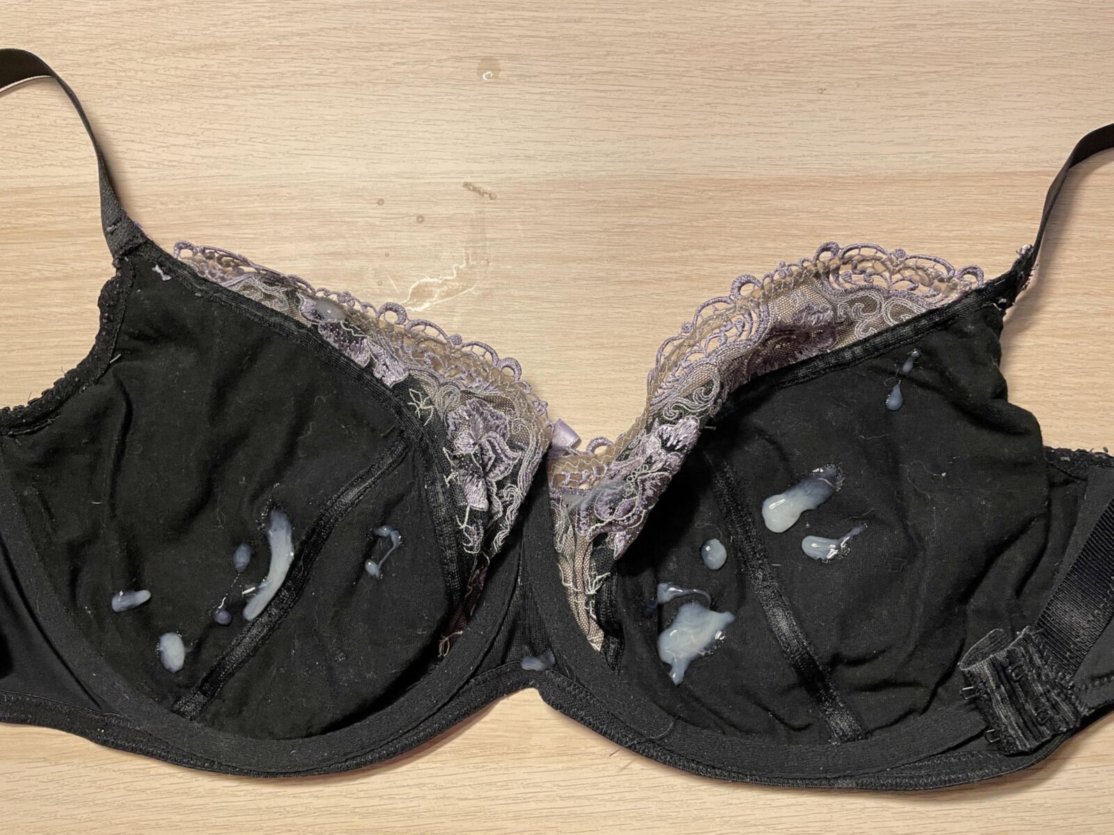 Busty Aunt is a Slut, love to cum on her Big Tits F / DD Bra