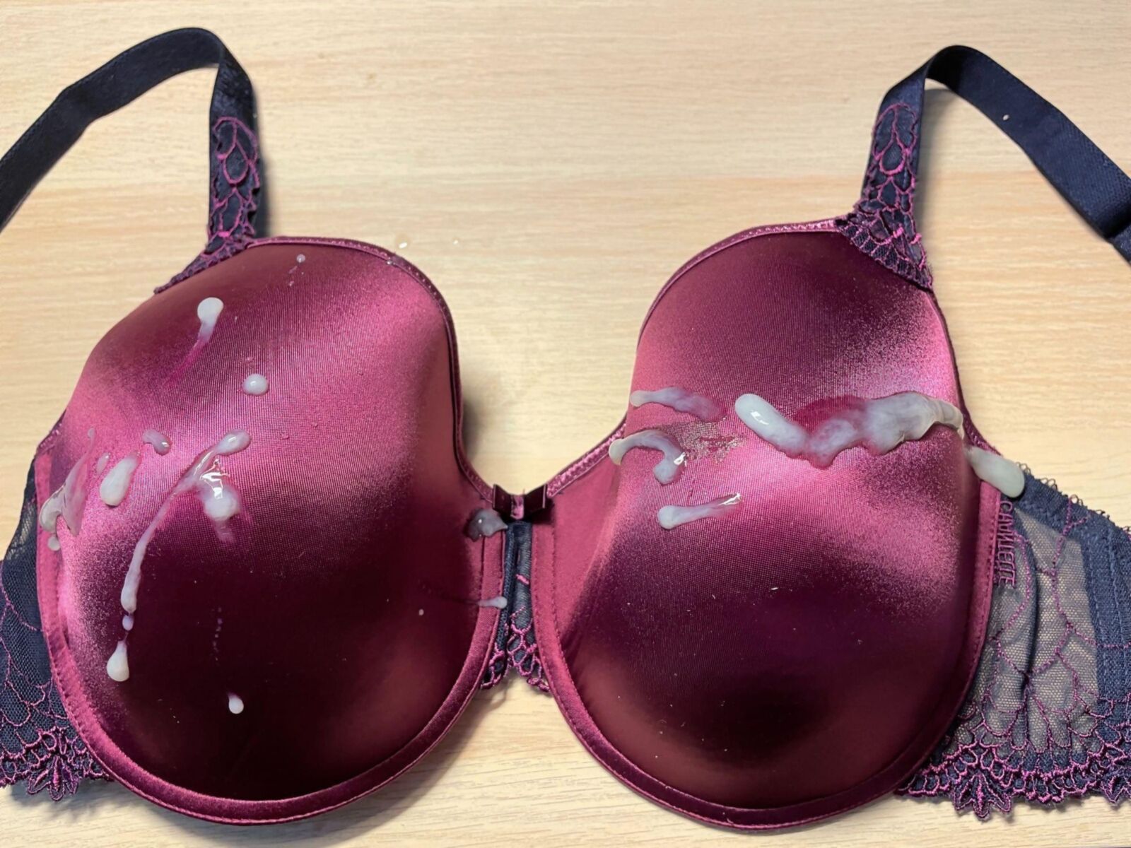 Busty Aunt is a Slut, love to cum on her Big Tits F / DD Bra