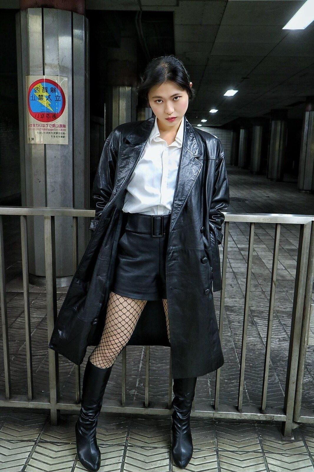 Asian, Lack, Nylons 