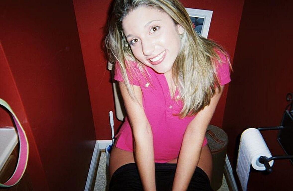 Lovely Ladies Having a Piss in the Toilet
