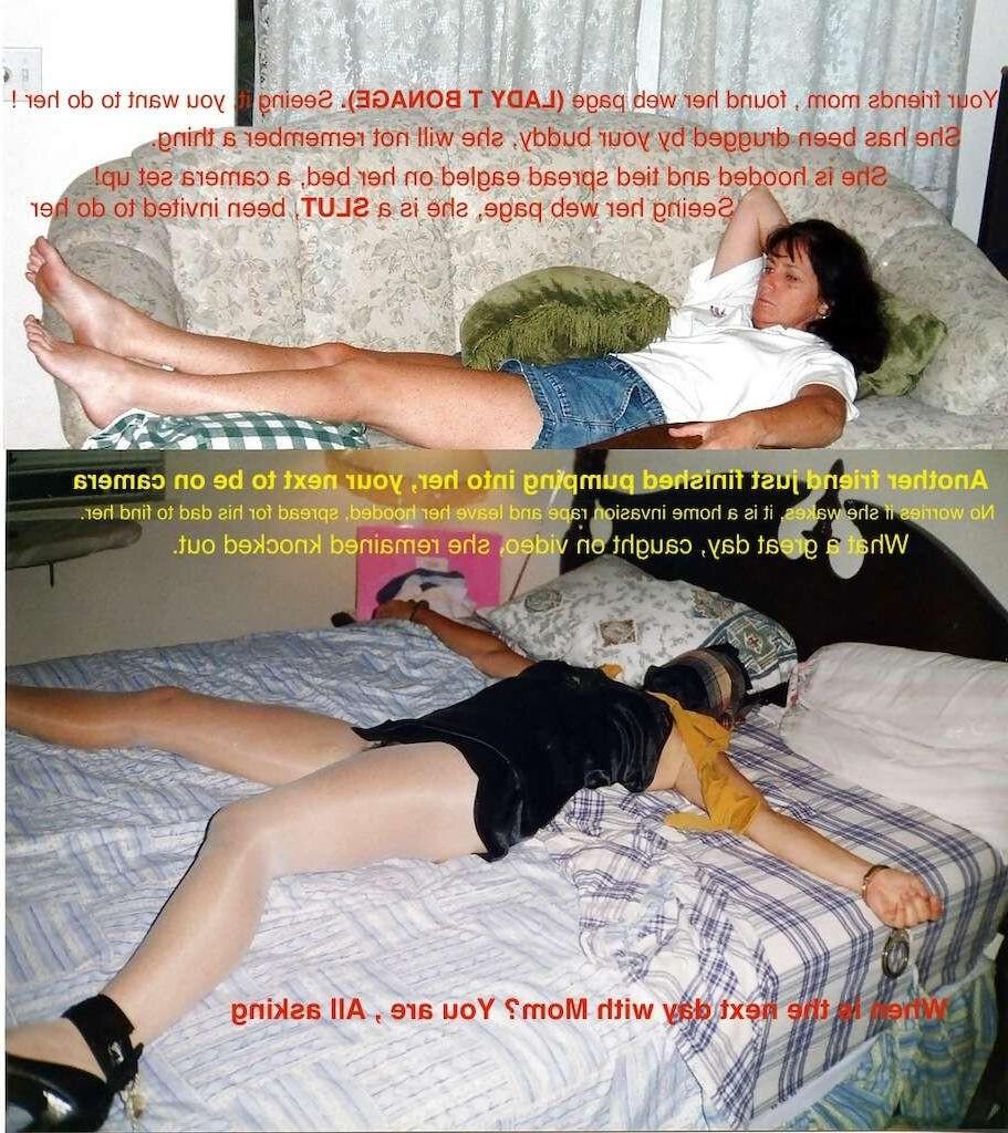 Mom before after taken a frat slut Lady T Bondage