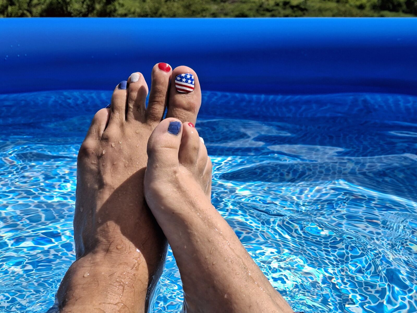 Nossos pés estão prontos para o feriado!