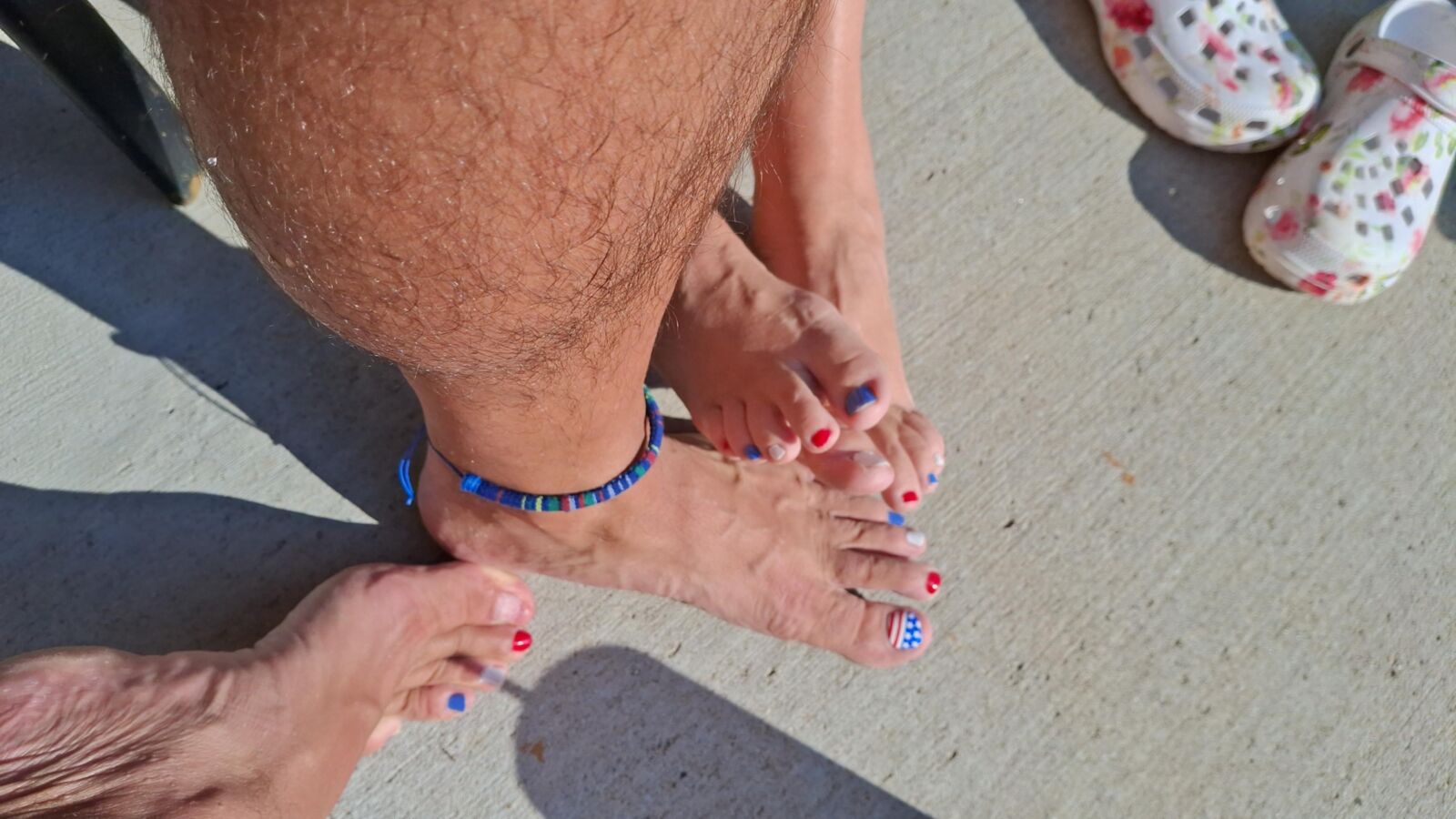 Nossos pés estão prontos para o feriado!