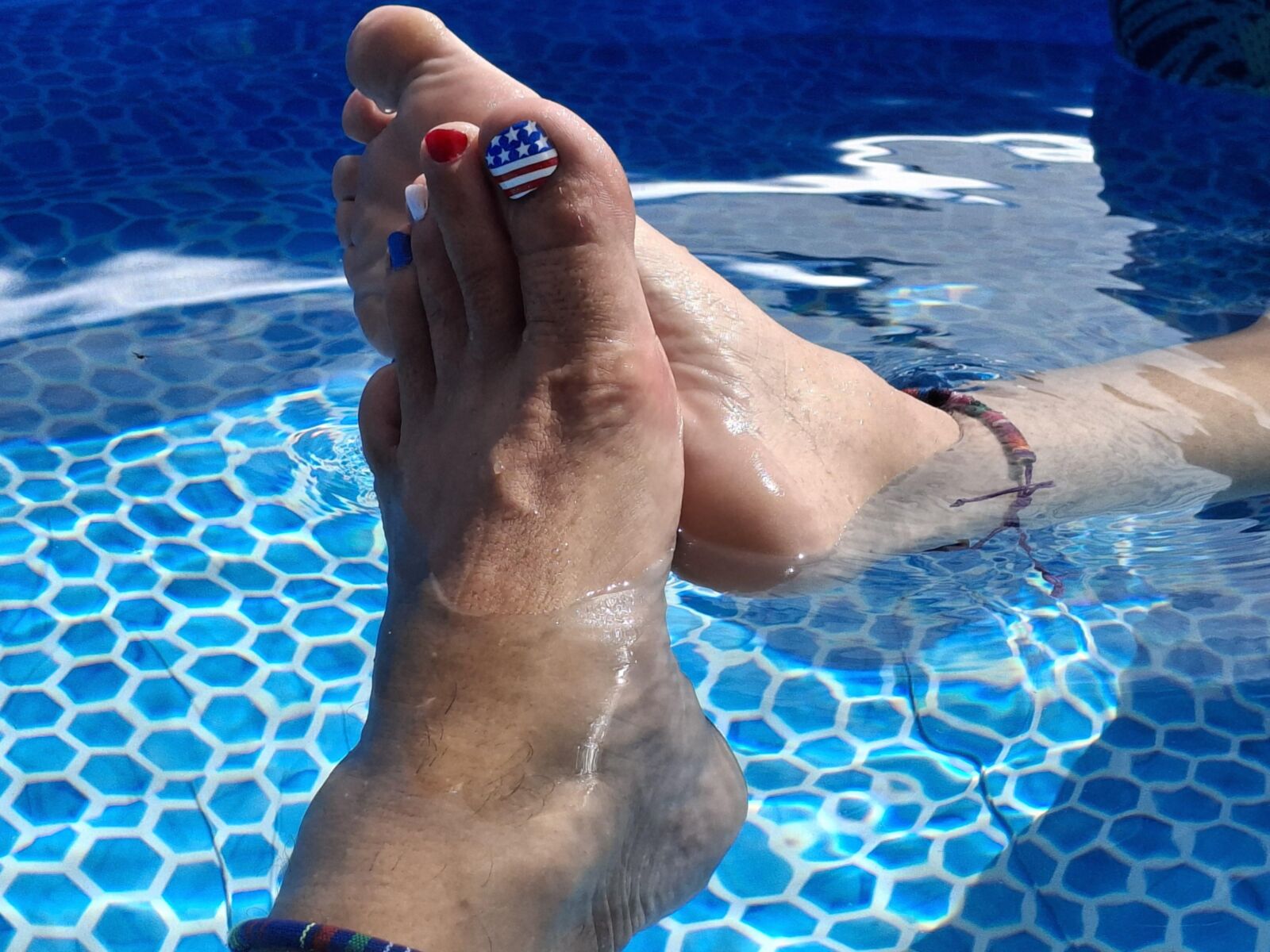 Nossos pés estão prontos para o feriado!