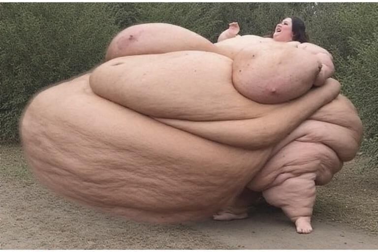 Heavy honeys, fat spilling everywhere