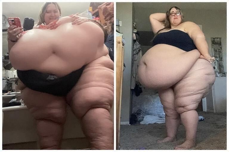 Heavy honeys, fat spilling everywhere