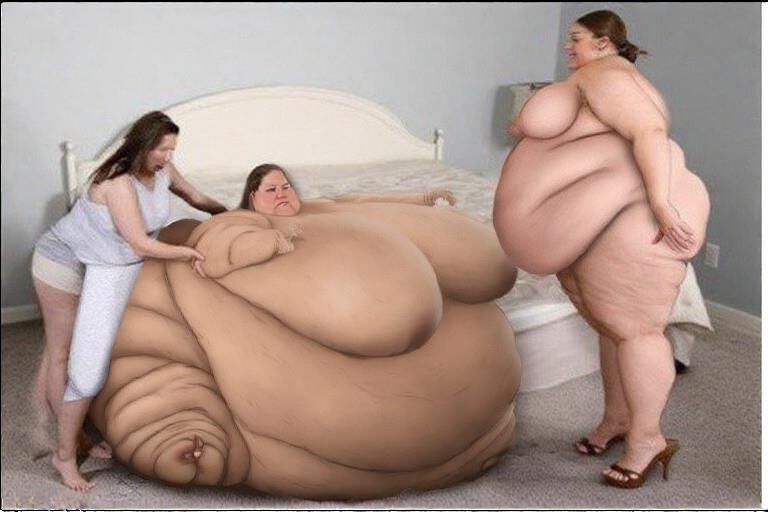 Heavy honeys, fat spilling everywhere