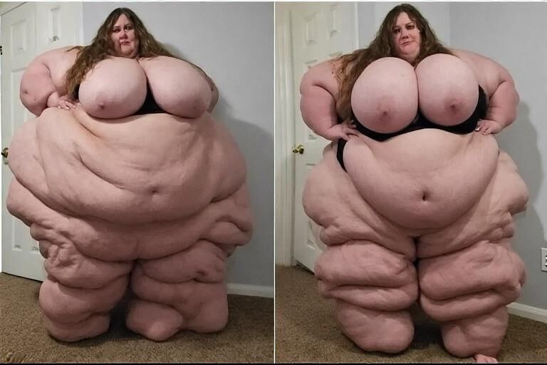 Heavy honeys, fat spilling everywhere