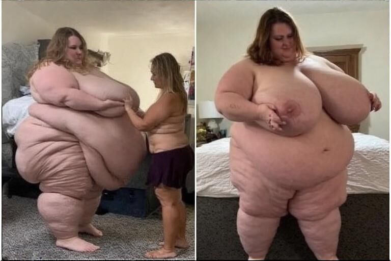 Heavy honeys, fat spilling everywhere