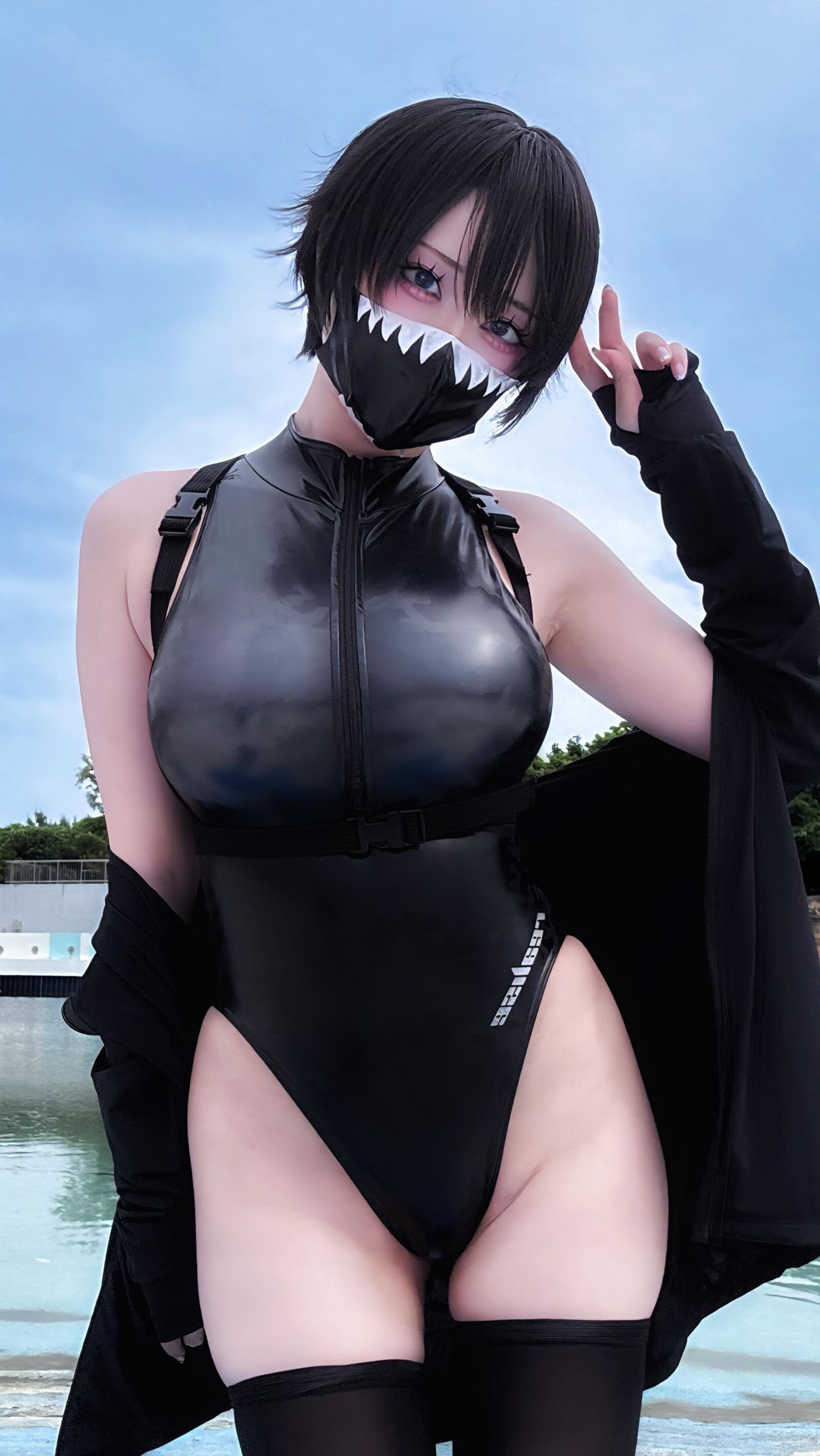 Chamomile killer whale cosplay