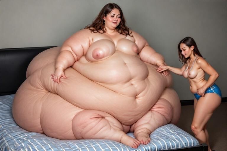 Heavy honeys, fat spilling everywhere