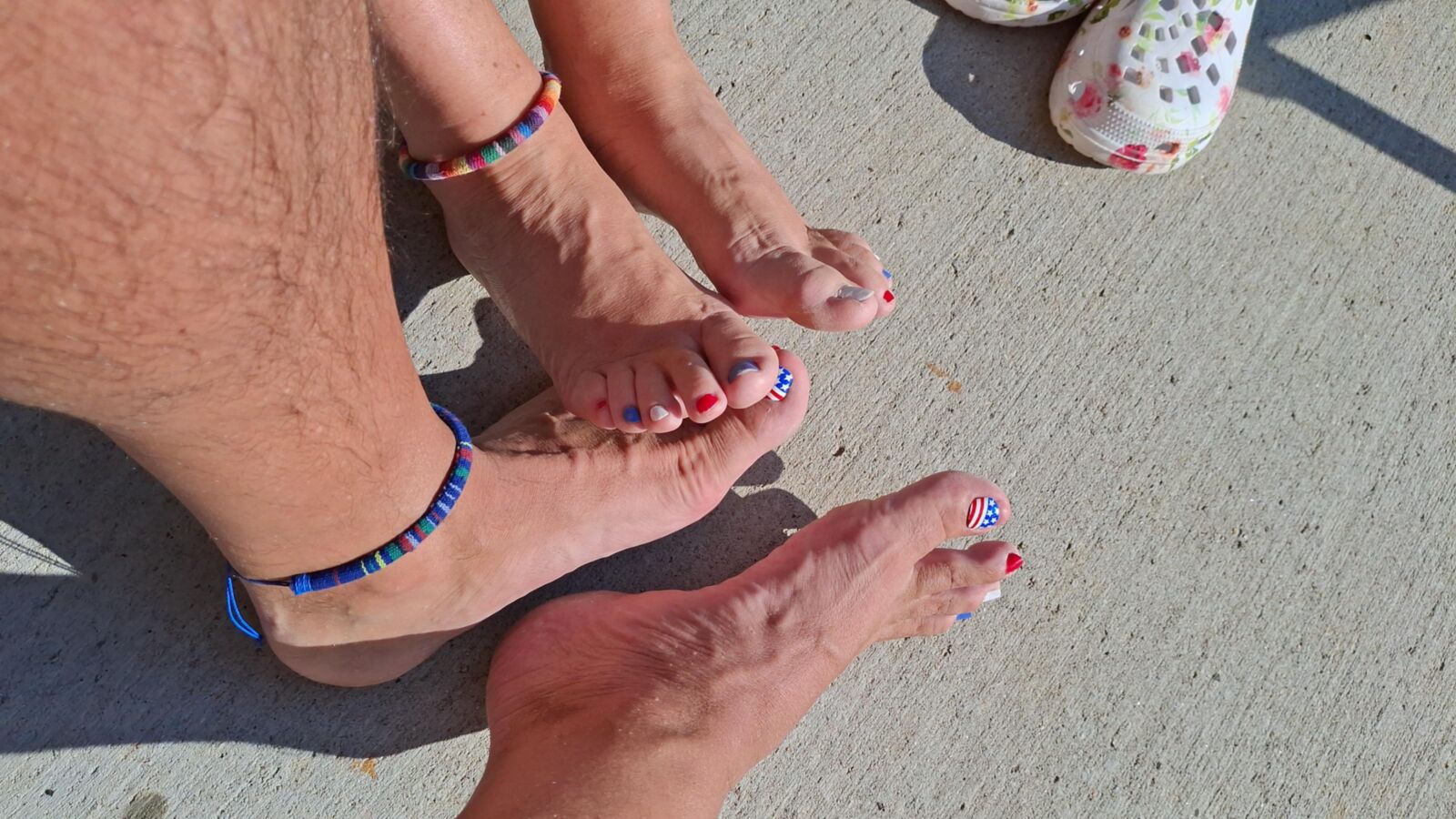 Nossos pés estão prontos para o feriado!