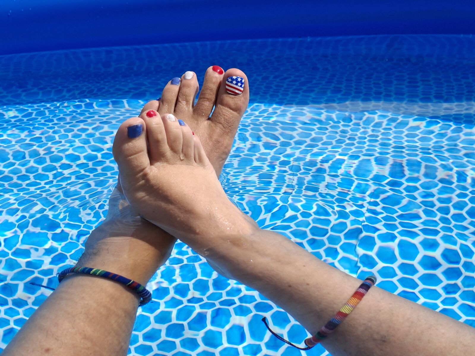 Nossos pés estão prontos para o feriado!