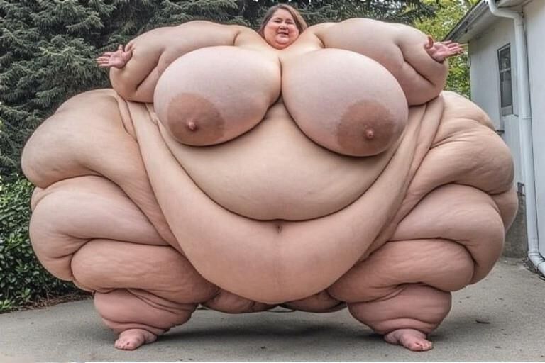 Heavy honeys, fat spilling everywhere