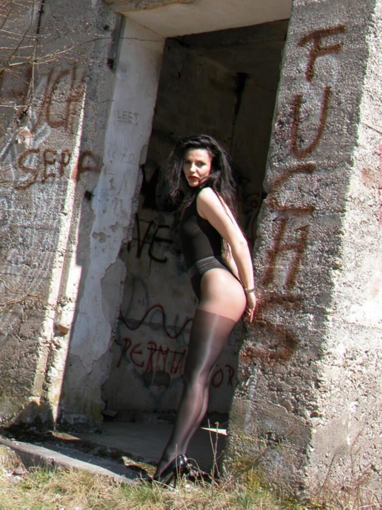 Dame Nylon Glanzstrumpfhose