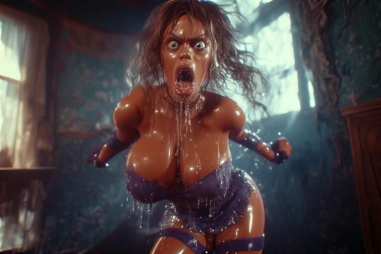 Bimbos who love slime