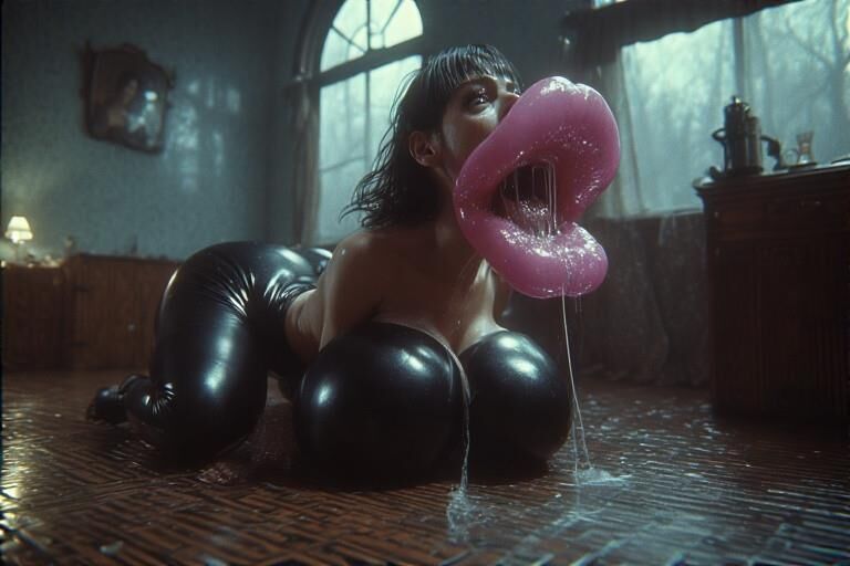 Bimbos who love slime