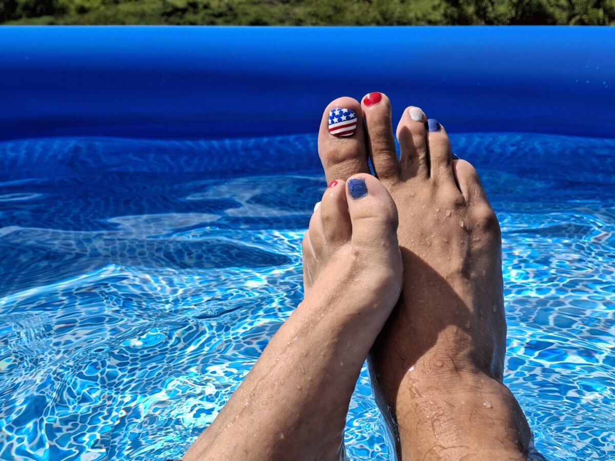 Unsere Füße sind bereit für den Urlaub!