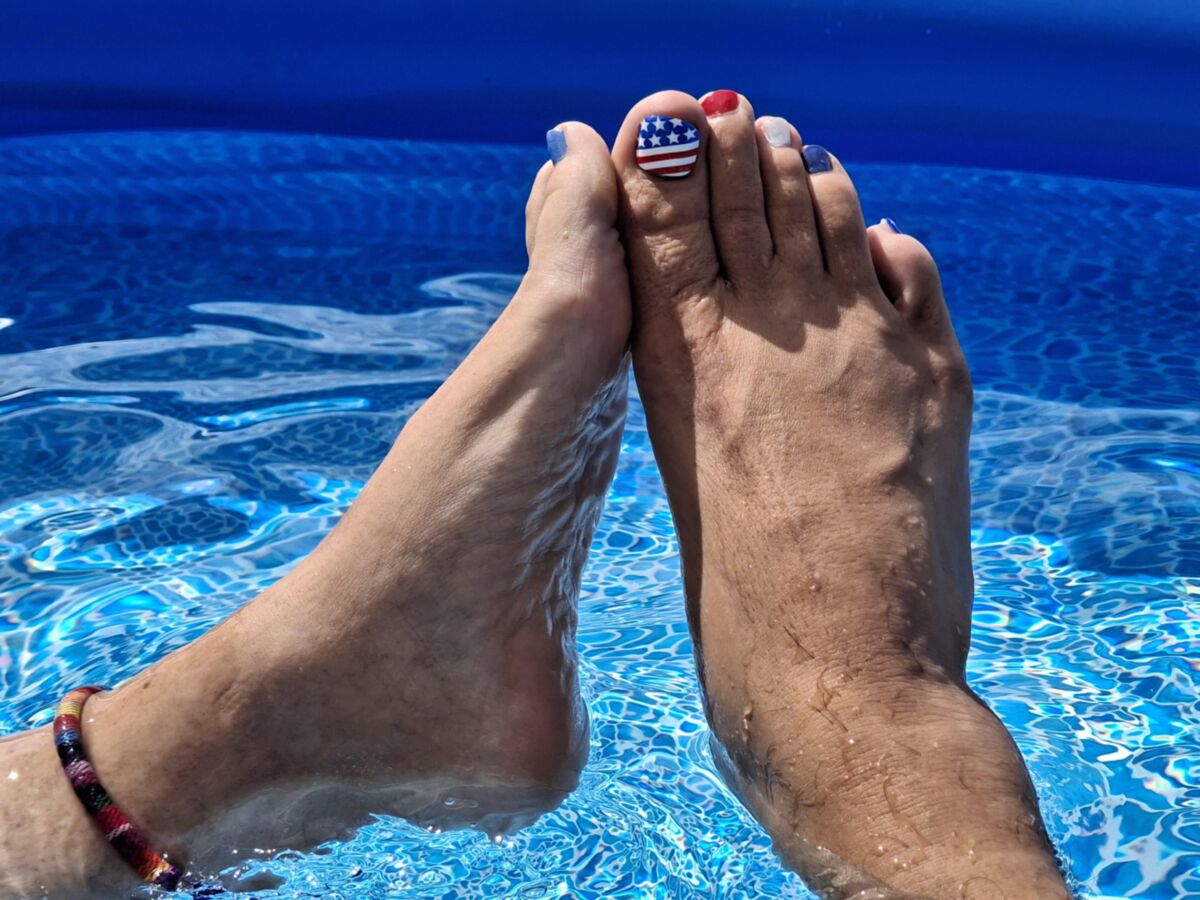 Unsere Füße sind bereit für den Urlaub!