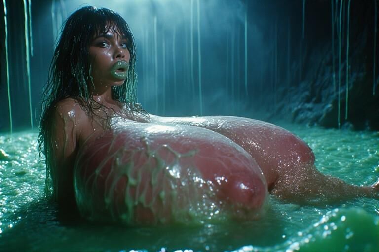 Bimbos who love slime