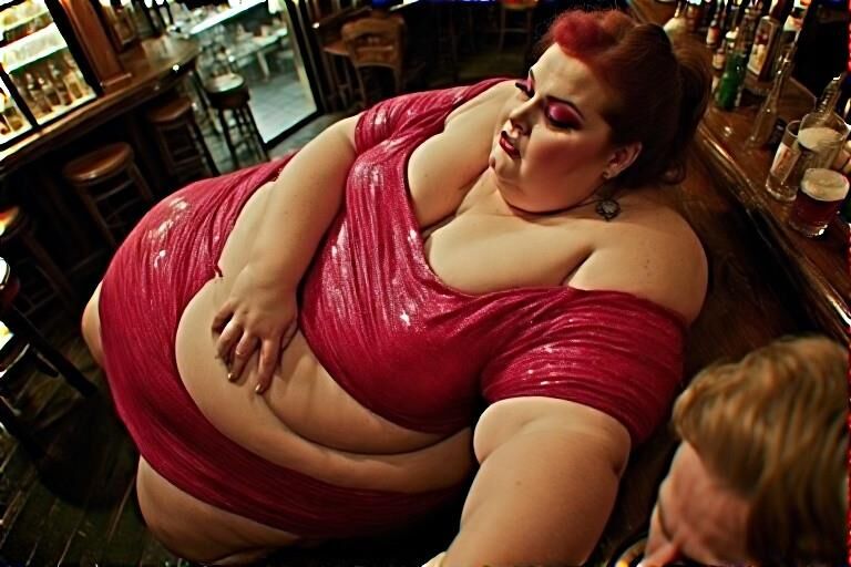 The fat slags off the estate have a night out