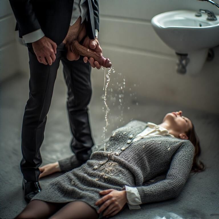 peed on at the office